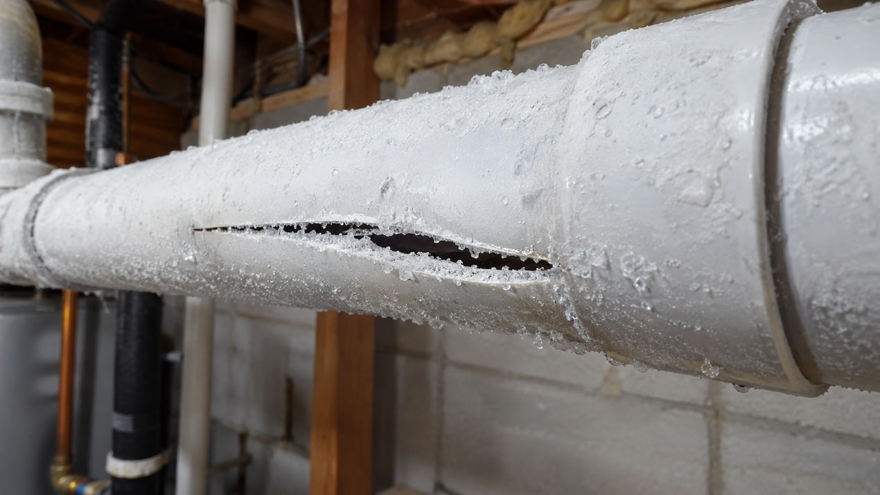 bursted pipe