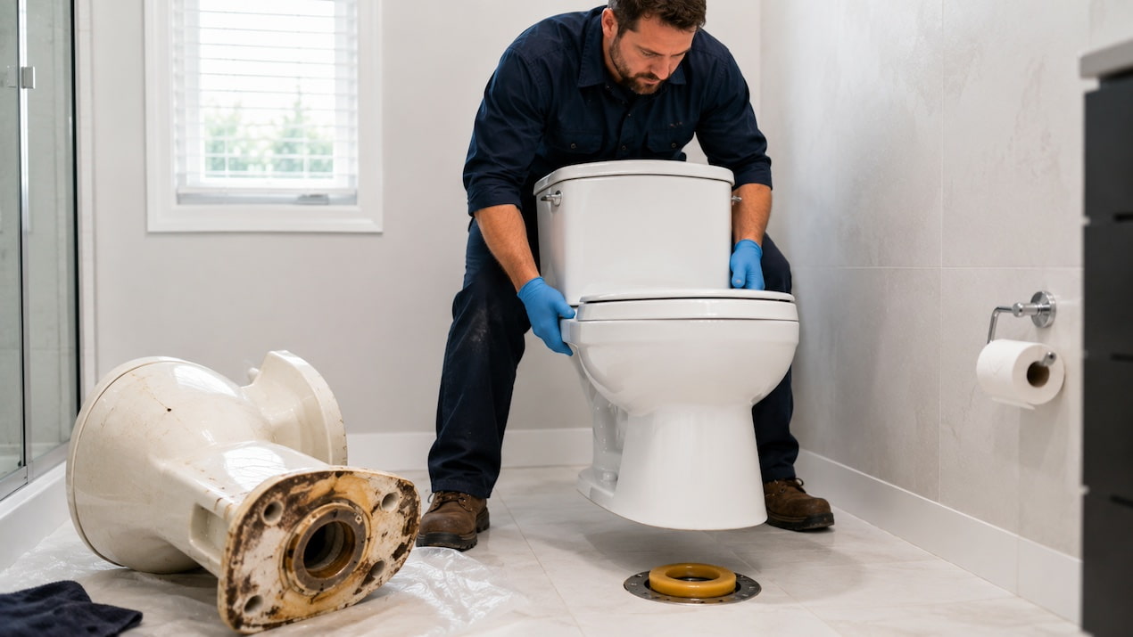 toilet replacement