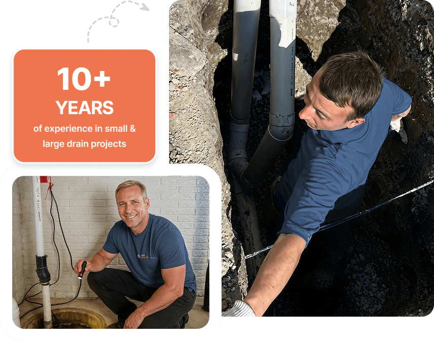 Plumbers from Super Drain Kingston with a decade of reliable service